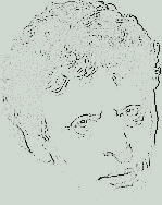 Philip Glass drawing